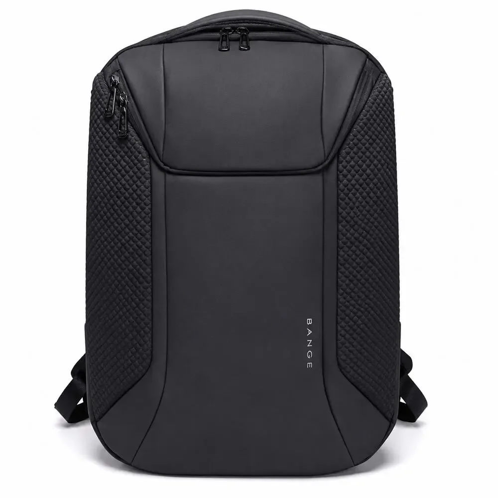 BANGE 7710 Smart Business Laptop Backpack Black Waterproof USB Travel